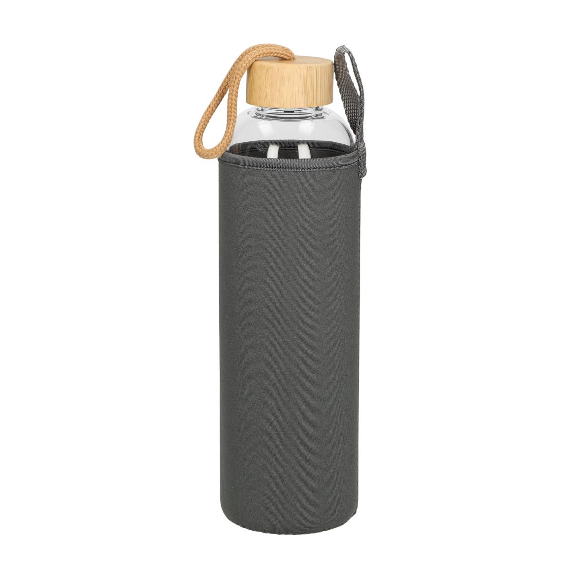 Sklaněná lahev "Bamboo" 1,0l, Transparentní