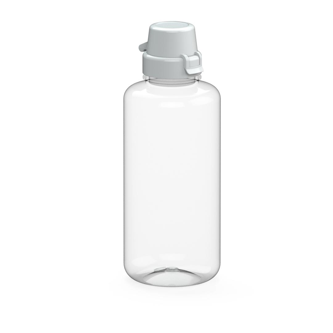 Láhev na pití "School" čirá-transparentní, 1,0 l, Černá/Černá