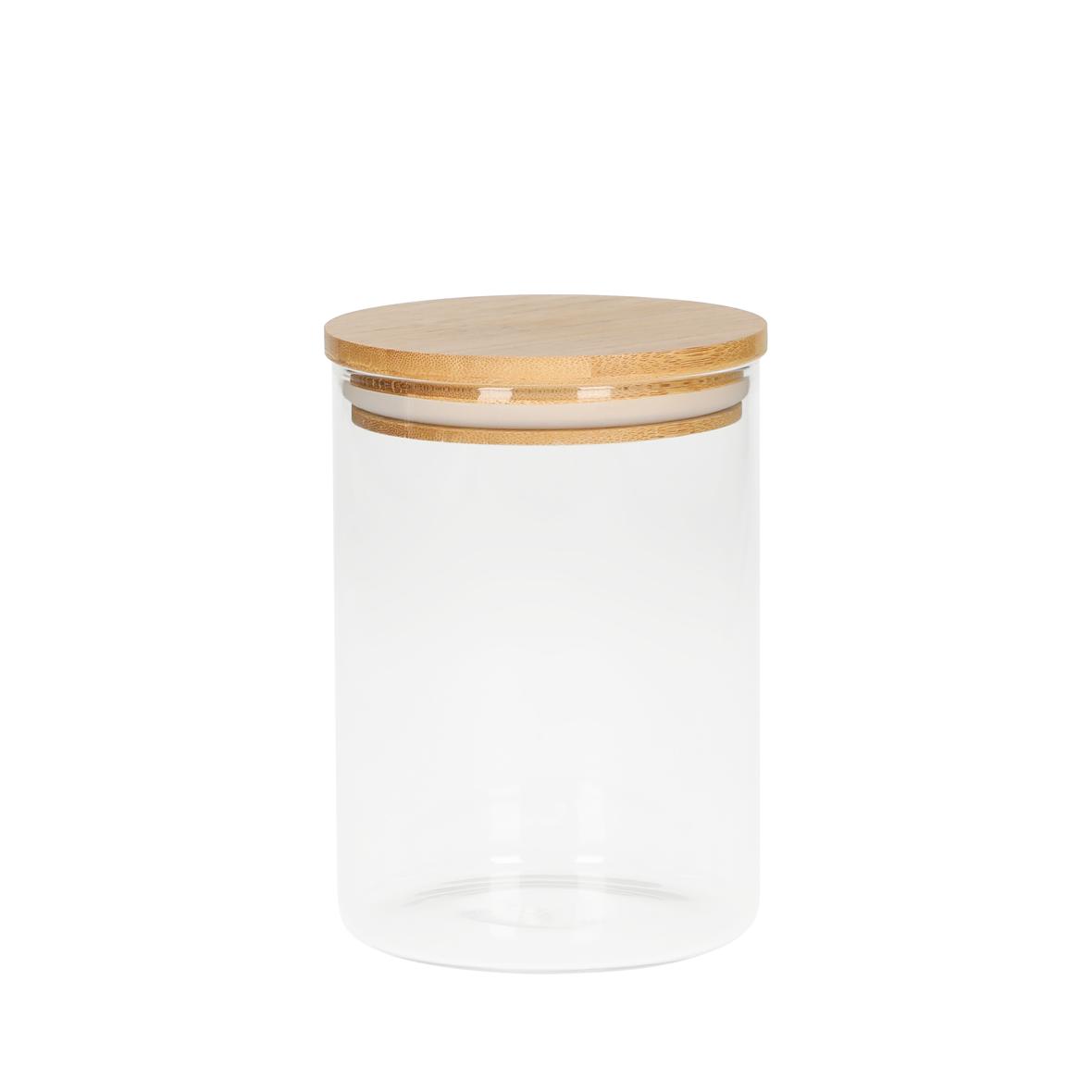 Skleněná nádoba "Bamboo", 700 ml, Transparentní