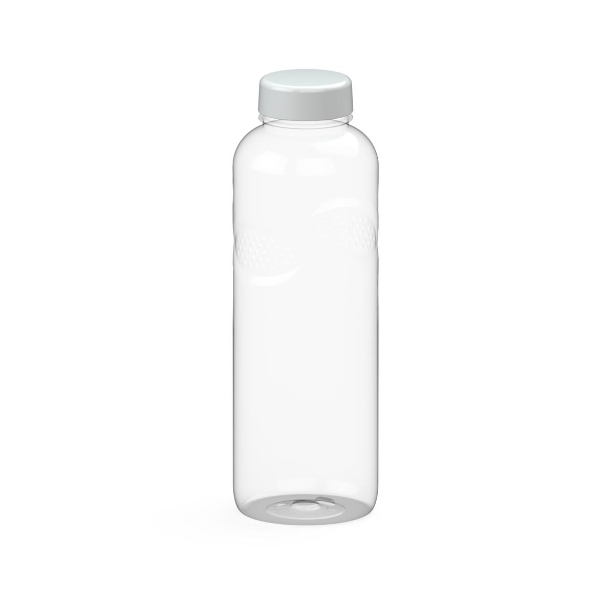 Láhev na pití "Refresh" čirá, průhledná, 1 l, Transparentní/Bílá