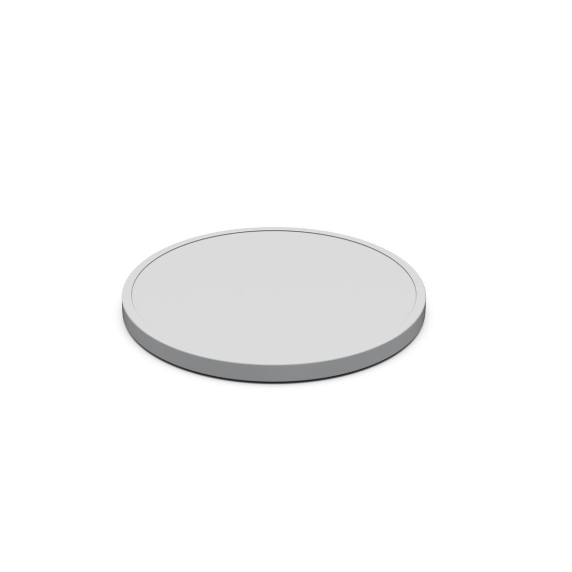 Plastový čip "40 mm", Bílá