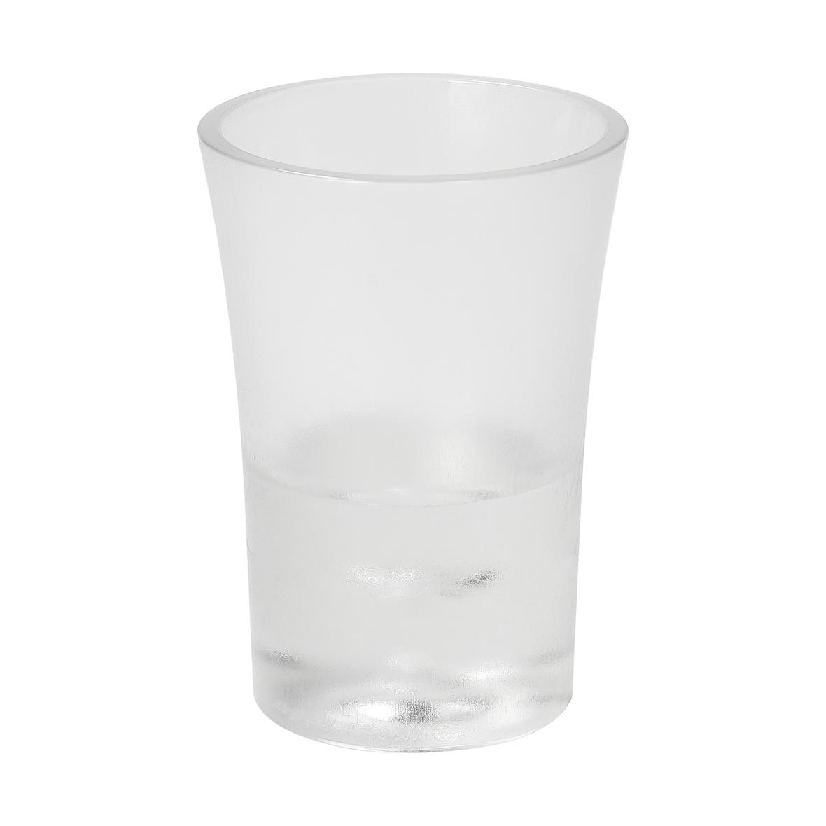 Panák "Frosted" 2 cl, Transparentní