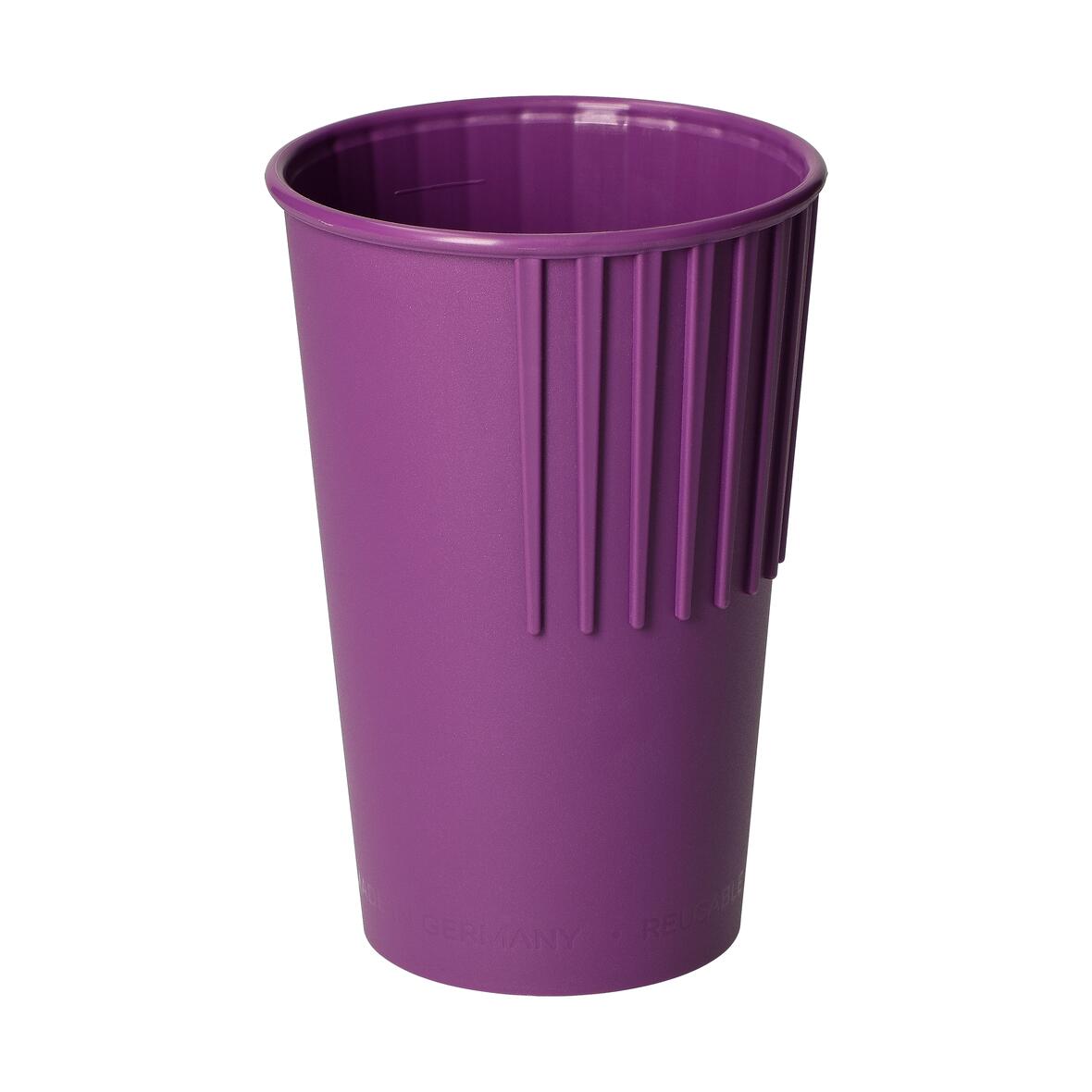Hrnek s drážkami "ToGo“, 300 ml, Černá