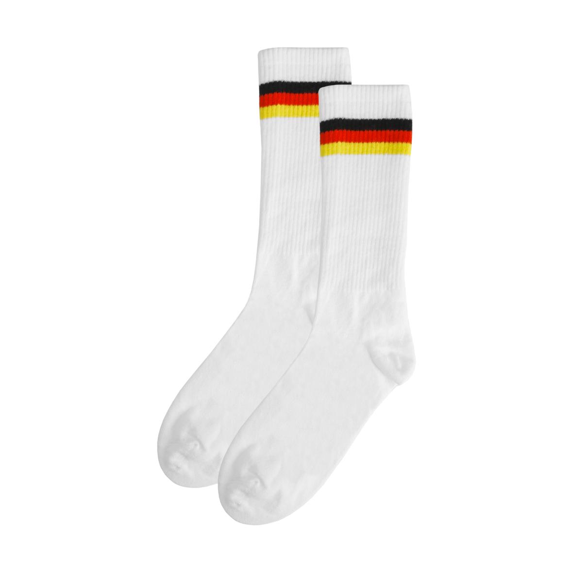 Ponožky "Germany", 38-41, Bílá