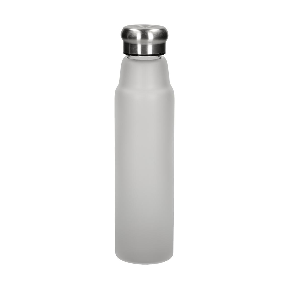 Skleněná láhev "Life" 700 ml, Frosted, Šedá