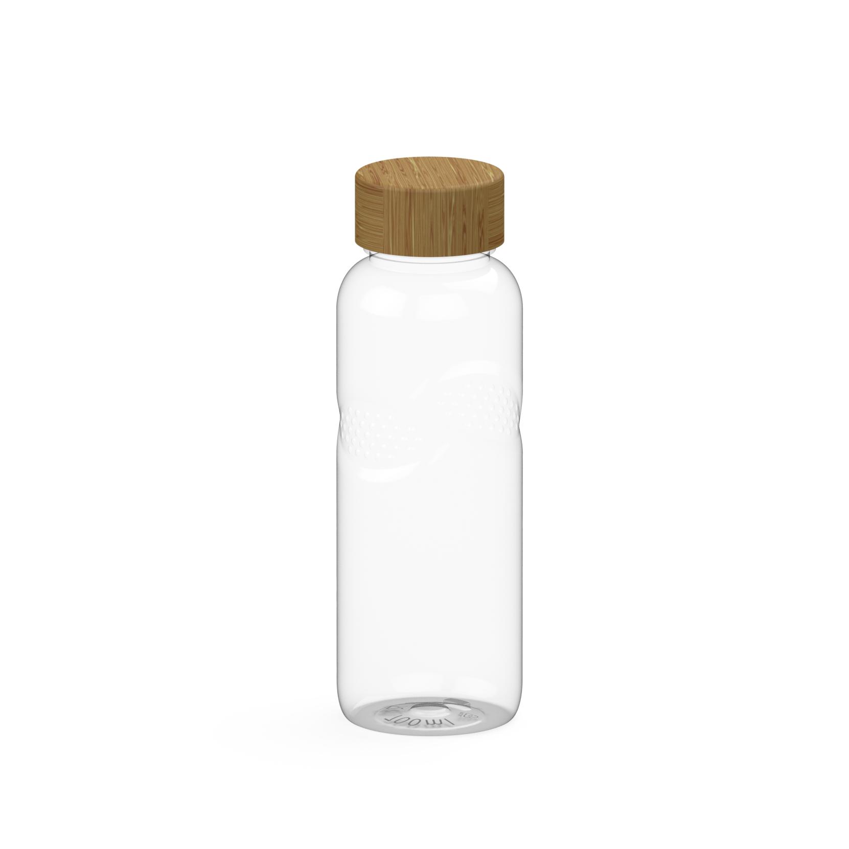Láhev na pití Carve "Natural" RENEW, 700 ml, Transparentní/Přírodní