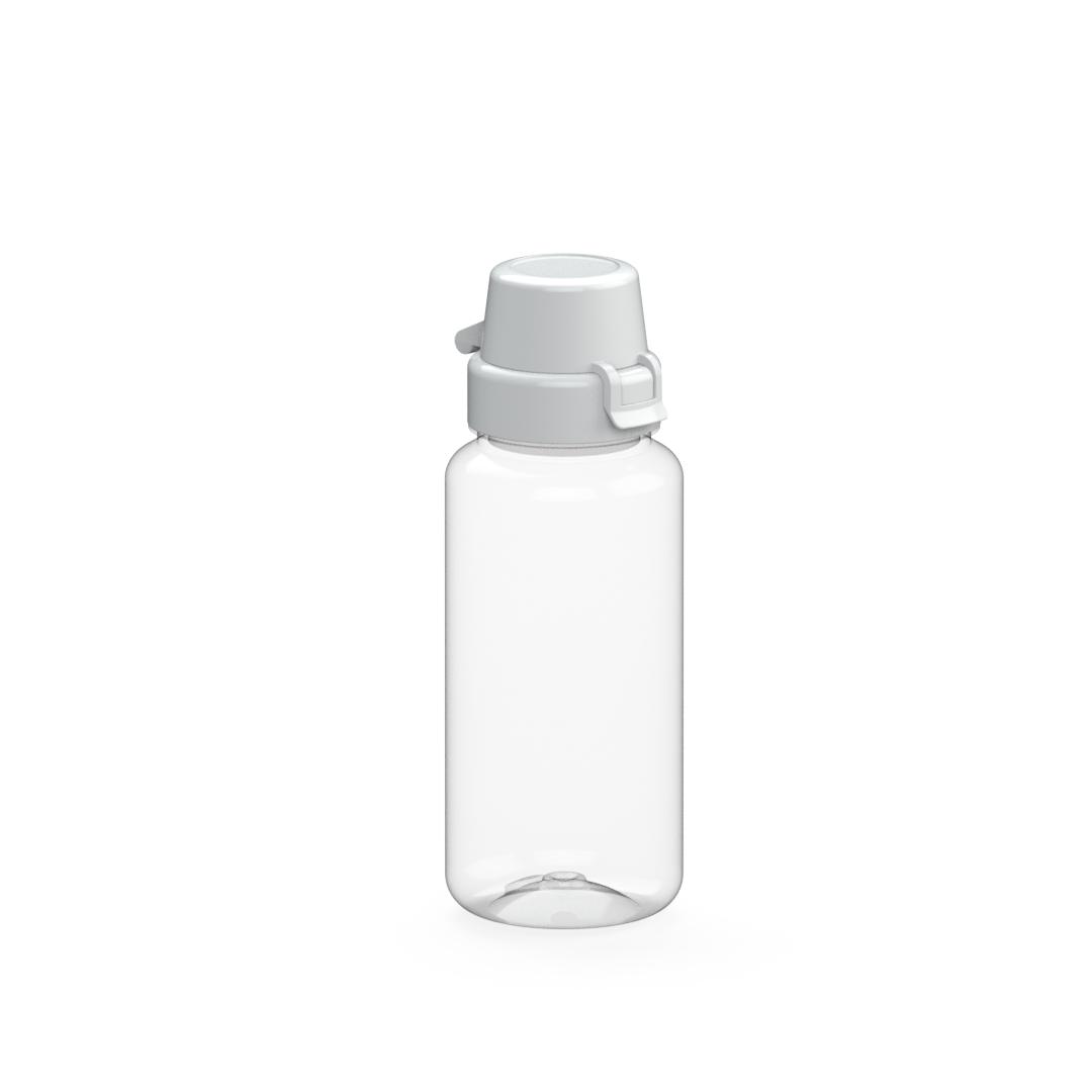 Láhev na pití "School" RENEW, 400 ml, Transparentní/Bílá