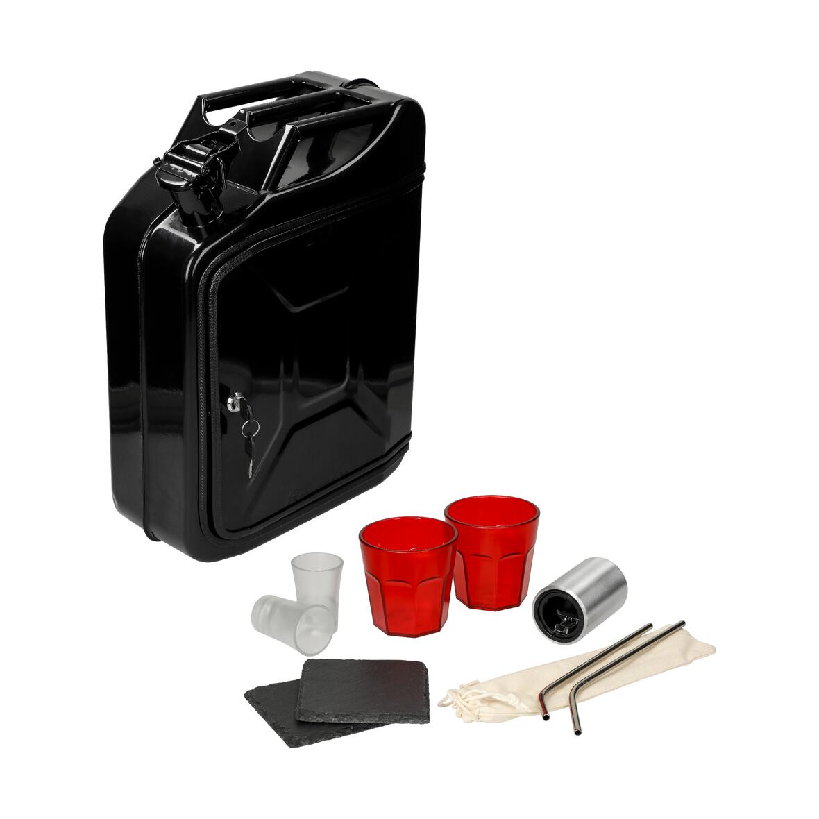 Minibar "Canister", set 2, Černá