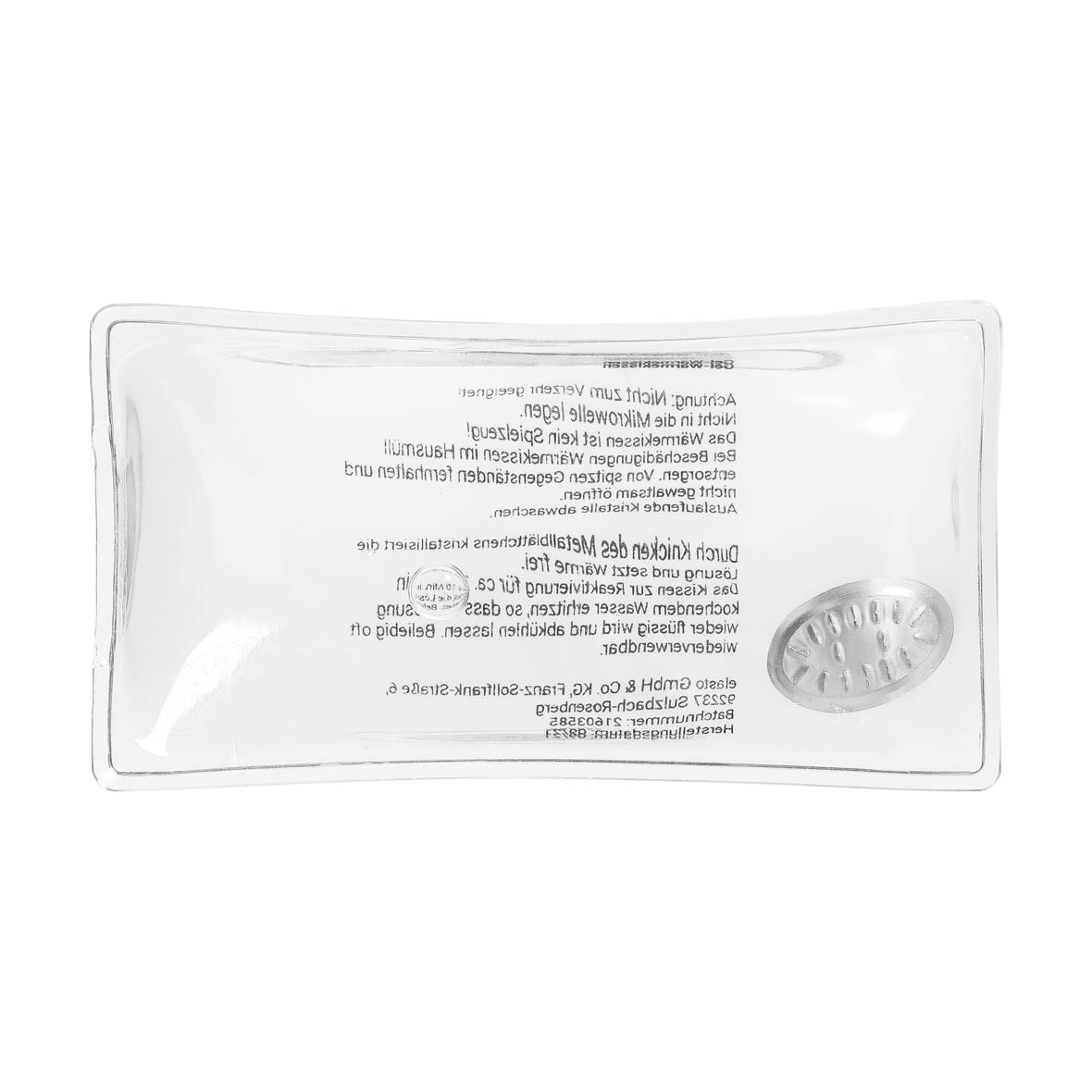 Hřejivý polštářek "Obdélník", Transparentní
