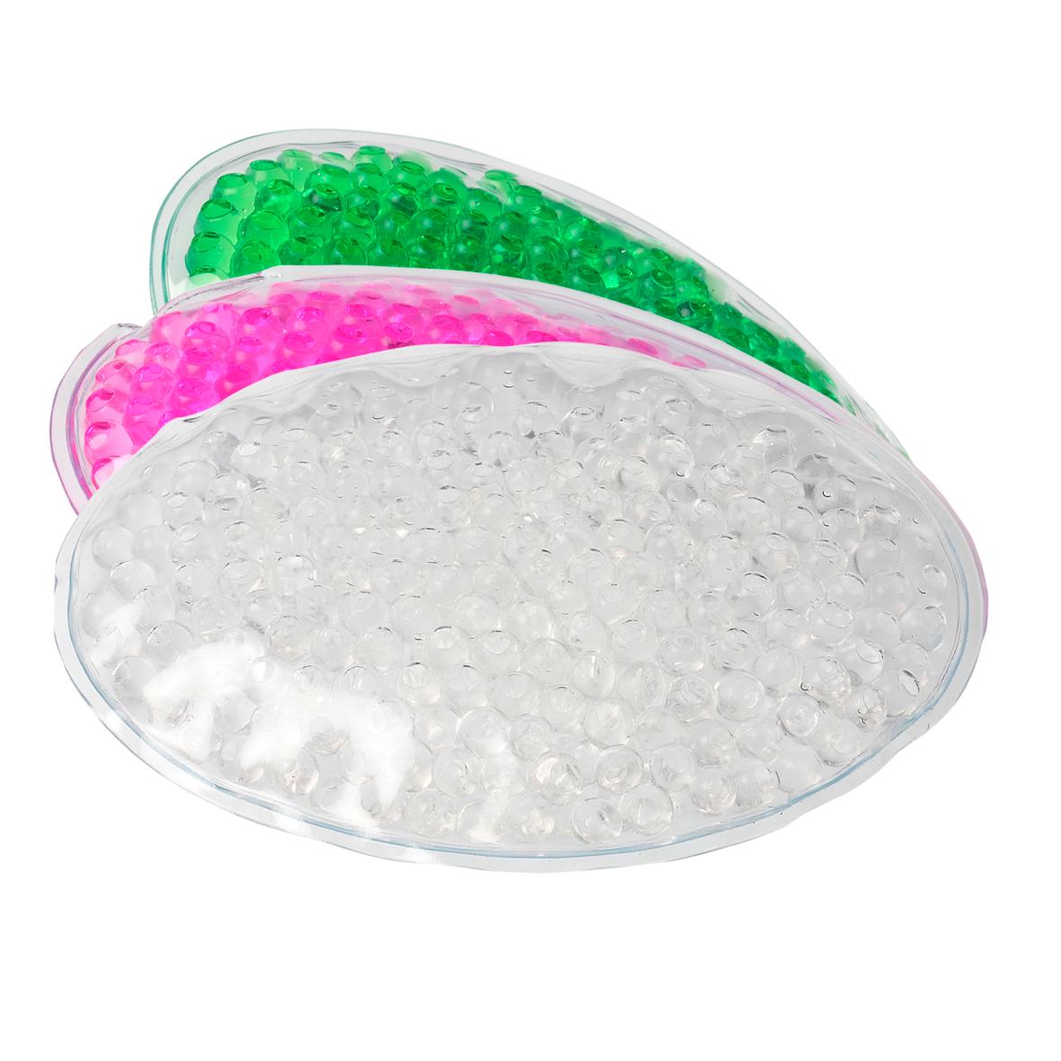 Chladící/hřejivý polštářek "Bead" ovál, Zelená