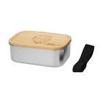 Obědový box "Vesper", Stříbrná / Přírodní