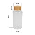 Láhev na pití "Natural" čirá-transparentní, 0,7 l, Transparentní