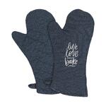 Chňapka "Heat Resistant", sada 2 ks, Modrá / Šedá