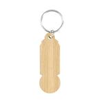 Žeton do nákupního vozíku "Bamboo", Přírodní