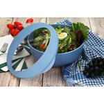 Food-Bowl "ToGo", 2,2 l, trvalá hnědá/Transparentní