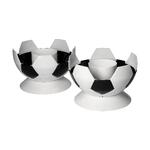 Miska na občerstvení "Football", Bílá/Černá