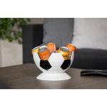 Miska na občerstvení "Football", Bílá/Černá