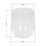 Sklenice "Vista“, Transparentní