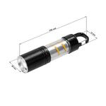 Svítilna "Lumi", 13 cm, Černá