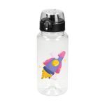 Láhev na pití "Oasis“, 400 ml, Transparentní/Černá