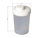 Shaker "Energy", 400 ml, Transparentní Šedá/Růžová