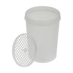 Shaker "Energy", 400 ml, Transparentní Šedá/Růžová