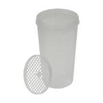 Shaker "Energy", 600 ml, Transparentní růžová/Růžová