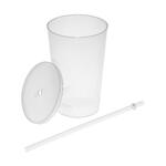 Kelímek "Vital“, 500 ml s víčkem a brčkem