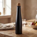 Termoska s korkovým víčkem "VELDA“, Stříbrná