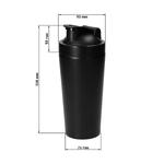 Nerezový shaker "Core", Černá