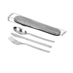 Sada příborů v pouzdře "YOKA“, Šedá