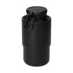 Nerezový hrnek s karabinou "Trail“, Černá