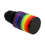 Zátka na víno "Rainbow“, Černá