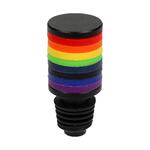 Zátka na víno "Rainbow“, Černá