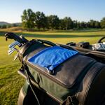 Golfový ručník "Fairway", Černá