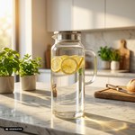 Skleněná karafa "Vivara“, 2 l, Transparentní