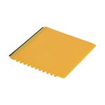 Autoškrabka "Čtverec" s gumičkou, Bílá