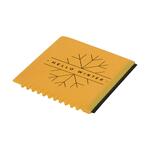 Autoškrabka "Čtverec" s gumičkou, Bílá