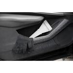 Autoškrabka "Easy", s gumičkou, Bílá