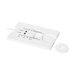 Měřič dezénu "Card", Bílá