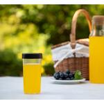 Kelímek "Drink-Safe" 0,33 l, Průsvitná/Černá