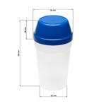 Shaker "Multi", Transparentní/Bílá