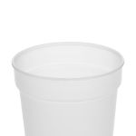 Plastový kelímek "Fant" 0,4 l, Transparentní mléčná