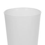 Plastový kelímek "Vráťa" 0,4 l, Transparentní mléčná
