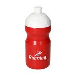 Láhev "Fitness" 0,5l s brčkem, Bílá