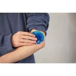 Chladící/hřejivý polštářek "Round", Modrá/Transparentní