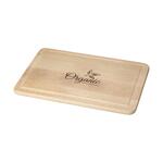 Prkénko "Woody" čtvercové, střední, Přírodní