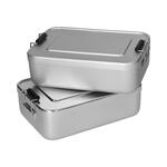 Obědový box "Aluminium", Stříbrná