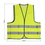 Bezpečnostní vesta "Standard" set 5ks, Neonová žlutá