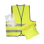 Bezpečnostní vesta "Standard" set 5ks, Neonová žlutá